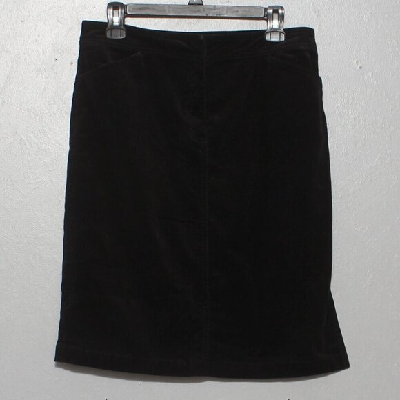 J. Crew Dresses & Skirts - J crew vintage black velvet skirt